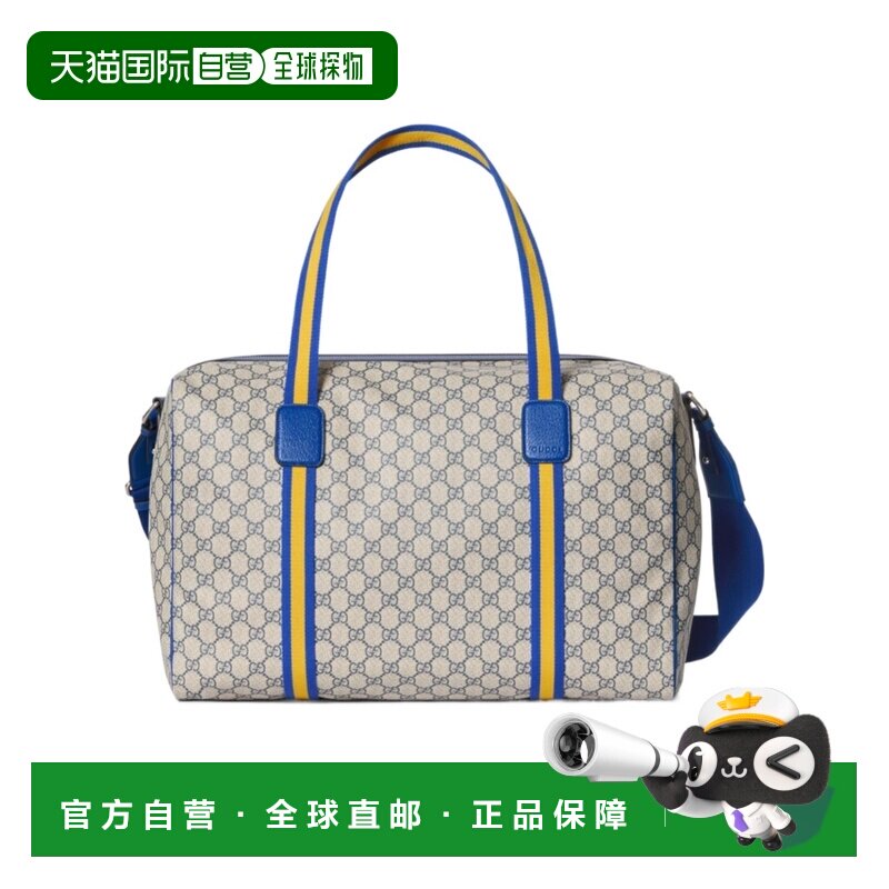 香港直邮Gucci 中号旅行包 799871FADG7斜挎包单肩包手提包行李包图片