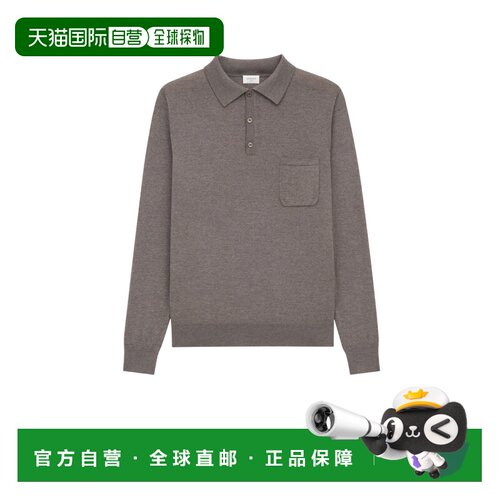 1h可退 香港直邮Saint Laurent 长袖polo针织衫 821892Y75YW
