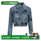 香港直邮GANNI blue蓝色 甘尼 1h可退 女士 牛仔布夹克 舒适时尚