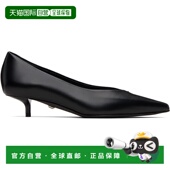 香港直邮MaxMara Kitten 麦斯玛拉 1h可退 女士 黑色 中跟鞋 2524