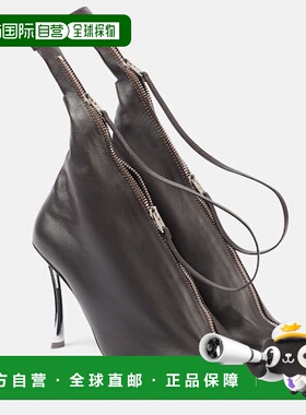 香港直邮Acne Studios 艾克妮 女士 Brenta 皮质短靴高跟细高跟