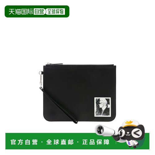 欧洲直邮KARL LAGERFELD 女士手拿包 200W3206BLACK SS2020