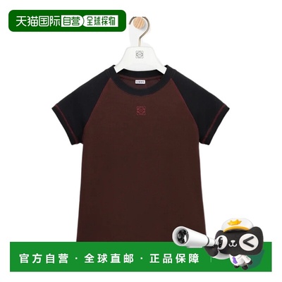 1h可退 香港直邮LOEWE/罗意威 小号棉混纺T 恤 Women crov