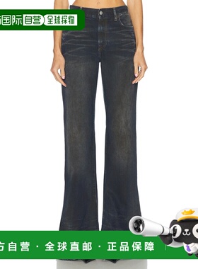 1h可退 香港直邮Acne Studios 艾克妮 女士 2024 5口袋喇叭型牛仔