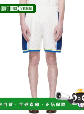 香港直邮Casablanca 男士 灰白色 Crochet 短裤 MSS26KW131101COT