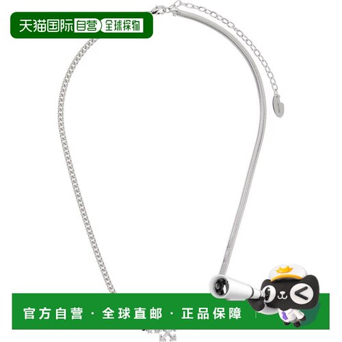 香港直邮off-white 男士 Double Arrow 项链 OMOB15XC99MET001
