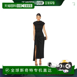 5241181Q 香港直邮Simkhai 女士 Burke 垂褶中长连衣裙