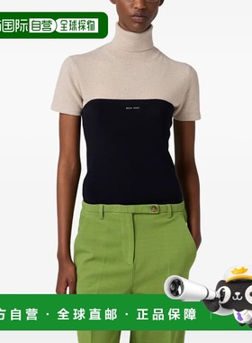 1h可退 香港直邮Miu Miu 缪缪 女士 CANOTTA F.16 棉质上衣 MMV31