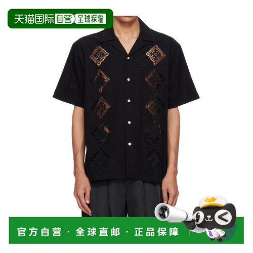 1h可退 香港直邮ISABEL MARANT 男士衬衫 CH0342HAD2I04H01BK SS2