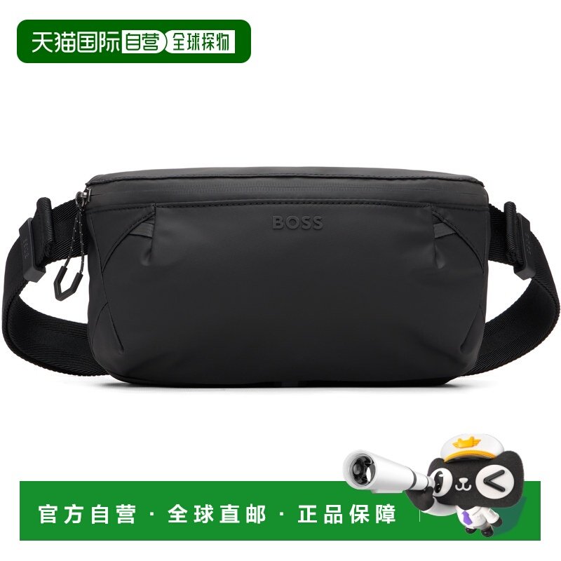 1h可退 香港直邮BOSS 波士 男士 黑色 Reflective Trim 腰包 5055,箱包皮具/热销女包/男包,男士包袋,淘宝优惠券,粉丝福利购,淘宝优惠卷