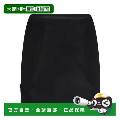 1h可退 香港直邮RICK OWENS 女士短裤 RP01E7314BZ09 CO 黑色 松