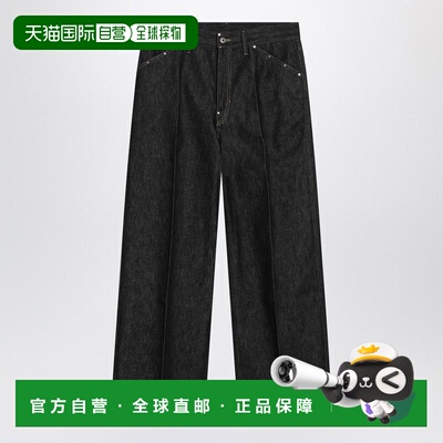 香港直邮LEMAIRE 男士牛仔裤 PA1288LD1061BK965 SS2026 黑色