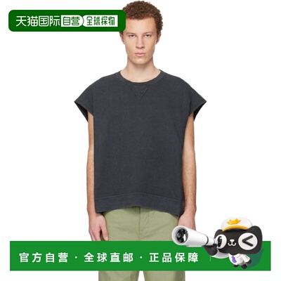 1h可退 香港直邮Visvim 维斯维木 男士 黑色 Mondo S/L DMGD 套头