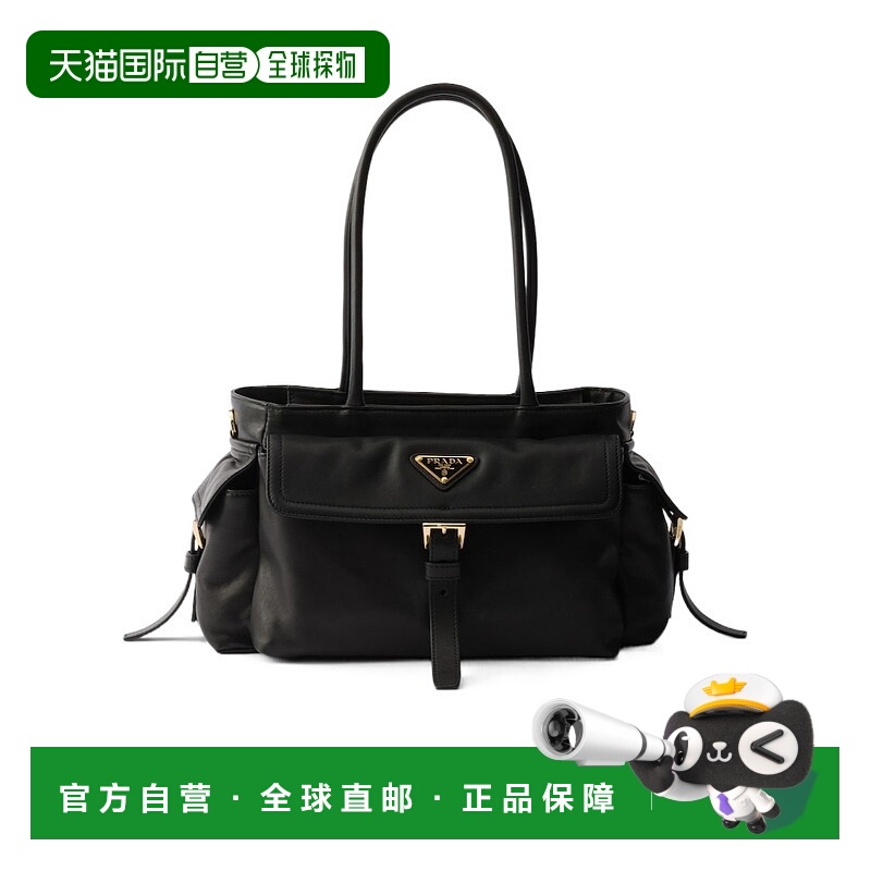 香港直邮Prada 中号  Explore 纳帕皮革托特包 1BG5962DX8VOOO