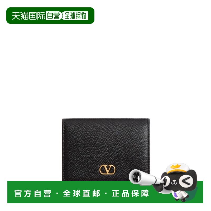 1h可退 香港直邮valentino 华伦天奴 女士 VLOGO 皮革钱包 WP0AJ3