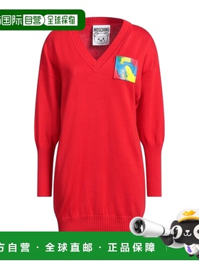 香港直邮Moschino 莫斯奇诺 女士 短款连衣裙 red红色 舒适时尚