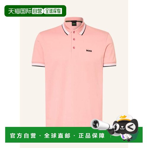 香港直邮BOSS 男士T恤 100169145218504 CO 粉红色 Pique polo sh