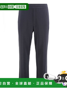 1h可退 香港直邮Moncler 盟可睐 男士 標誌貼片直筒運動褲 K20918