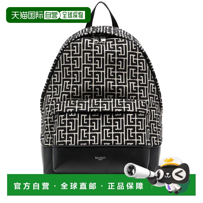 香港直邮Balmain 巴尔曼 男士 字母组合背包 XM1GE150TJMY双肩包