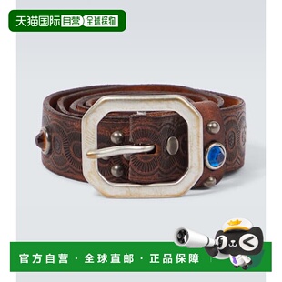 1h可退 香港直邮RRL 拉夫 劳伦RRL 男士 Rasco 精饰皮带腰带