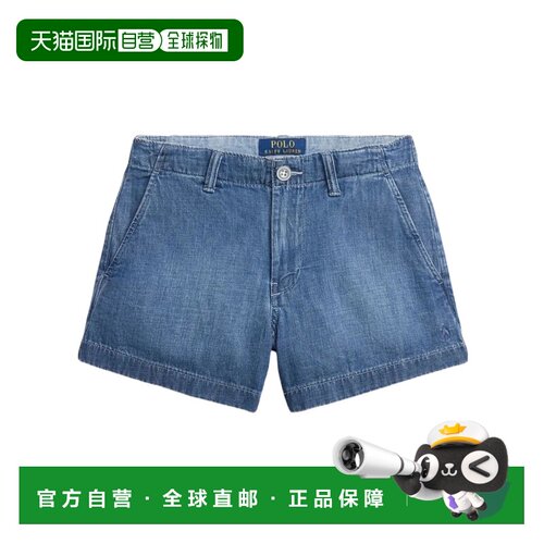 香港直邮Ralph Lauren 腰带环牛仔短裤 313A11776 【付后1h可退】