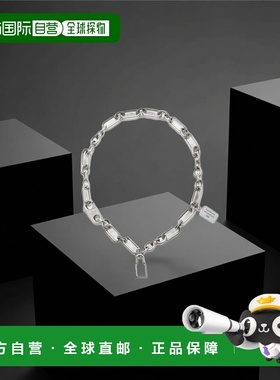 欧洲直邮ACNE(艾克妮) 挂锁链条项链吊坠