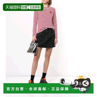 logo贴花条纹T恤 香港直邮Comme Play Garcons AZT163051 Des