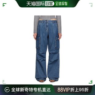 香港直邮Coperni COPP40252 低腰徽标牛仔裤 女士