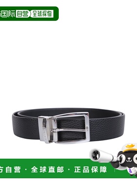1h可退 香港直邮Canali 康钠丽 男士 黑色皮带 50CKA00107111