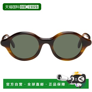 1h可退 香港直邮LOEWE 罗意威 男士 棕色 Epsilon Slim 太阳镜 LW