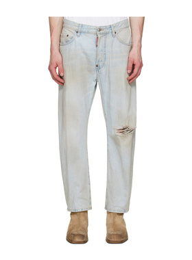 香港直邮DSQUARED2 男士牛仔裤 S74LB1876D30011NAVYBLUE SS2026