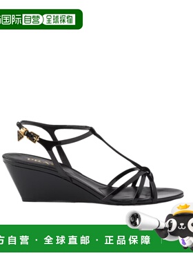 1h可退 香港直邮Prada 露趾坡跟凉鞋 1X383O069F055