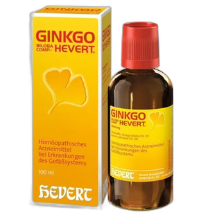 欧洲直邮Hevert银杏叶金胶滴剂植物配方改善循环增强记忆力100ml