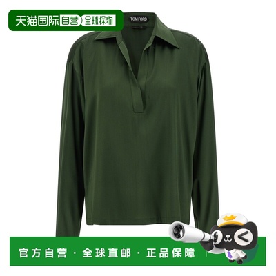 1h可退 香港直邮Tom Ford 汤姆 福特 女士 真丝Polo衫 TS2144FAX8
