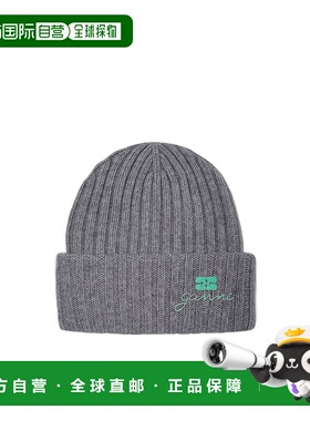 香港直邮Ganni 徽标帽子 A6928针织帽