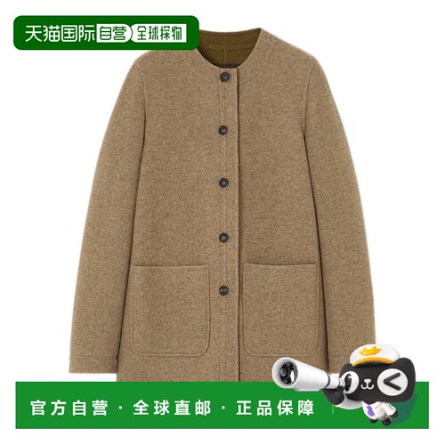 香港直邮Loro Piana Kiri 大衣 FAP6977牛角扣羊绒