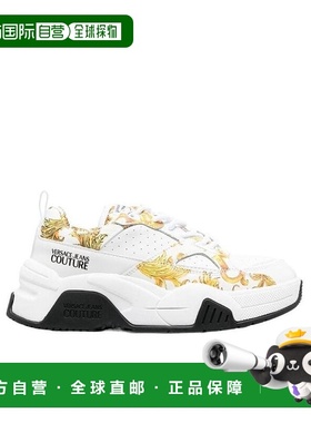 香港直邮Versace Jeans Baroque 印花休闲运动鞋 EE0VWASF3E71953
