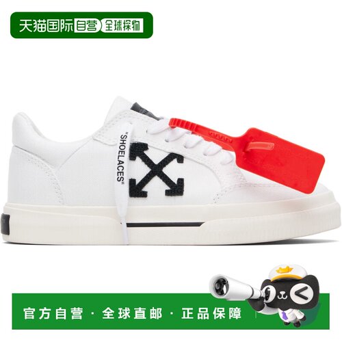 1h可退 香港直邮off-white 男士 白色 New Low Vulcanized Canvas