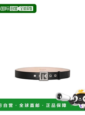 香港直邮Balmain 徽标腰带 DM1WJ016LVTL