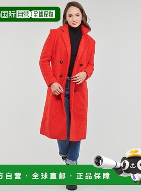 欧洲直邮Only 女士 ONLPIPER COAT CC OTW 大衣 红色