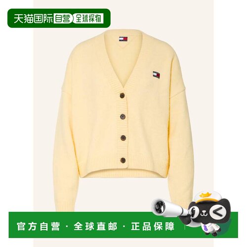 1h可退 欧洲直邮TOMMY JEANS 女士针织衫 100316436019000 CO 黄