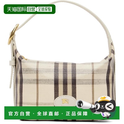 1h可退 香港直邮Burberry 巴宝莉 女士 灰白色迷你 Highlands 单