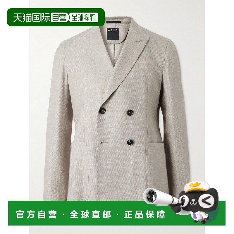 1h可退 香港直邮zegna 杰尼亚 男士 双排扣梭织西装外套 1DJ2S0,男装,商务正装西服,淘宝优惠券,粉丝福利购,淘宝优惠卷