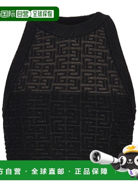 香港直邮Balmain PB Labyrinth 针织背心 DF1AB026KG96性感吊带