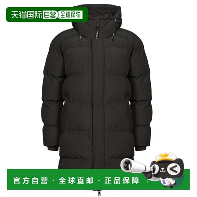 欧洲直邮Superdry 男衣服 羽绒服/棉服 黑色 冬天 HOODEED SPORT