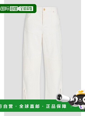 香港直邮Blumarine 蓝色情人 女士 高腰阔腿牛仔裤 P322J056AN010