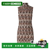 1h可退 金银锦缎蕾丝迷你连衣裙 女士 香港直邮MISSONI 米索尼