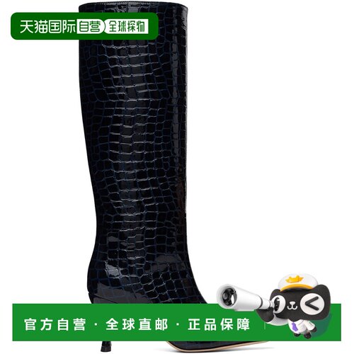 香港直邮BY FAR 女士 蓝色 Stevie 42 高筒靴 MWFBO004CL005BL058