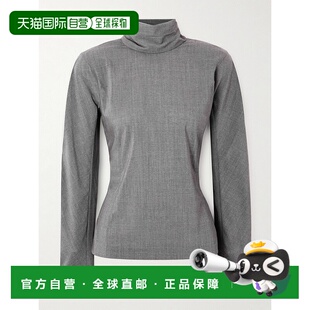 香港直邮Jacquemus 女士 La Chale tie-detailed 露背羊毛混纺绉