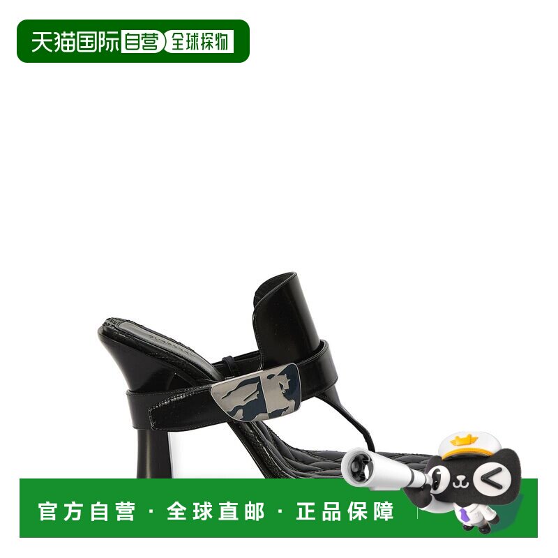 1h可退 香港直邮Burberry 巴宝莉 女士 Bay 馬術騎士圖案涼鞋 808